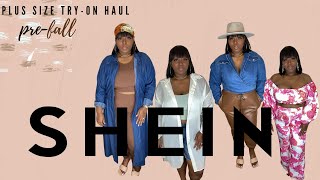 PLUS SIZE SHEIN TRY ON HAUL 2021| SUMMER TO FALL TRANSITION PIECES + FLY ON A BUDGET