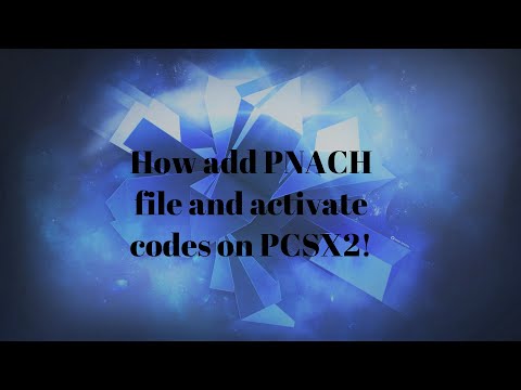 How add PNACH file and activate codes on PCSX2! Tutorial