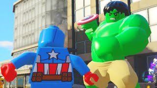 Lego Marvels Avengers All Captain America Team Up Special Moves Showcase