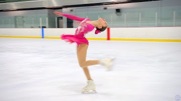Jasmine Hébert skates her Pre-Novice Short Program to Feist