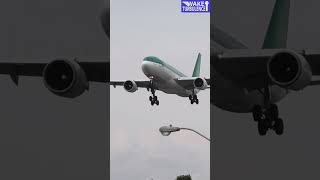 Aer Lingus A330 Touches Down In Toronto Sept. 11 - Er Machine