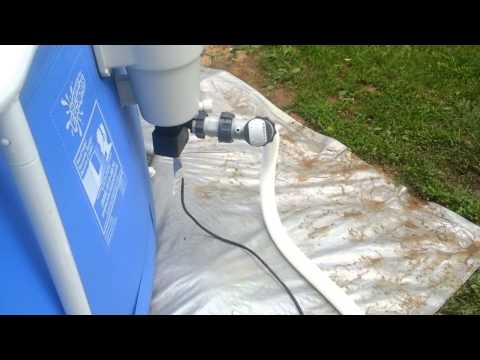 Summer Escapes pool with an Intex Sand filter Summer Escapes pool with an Intex Sand filter