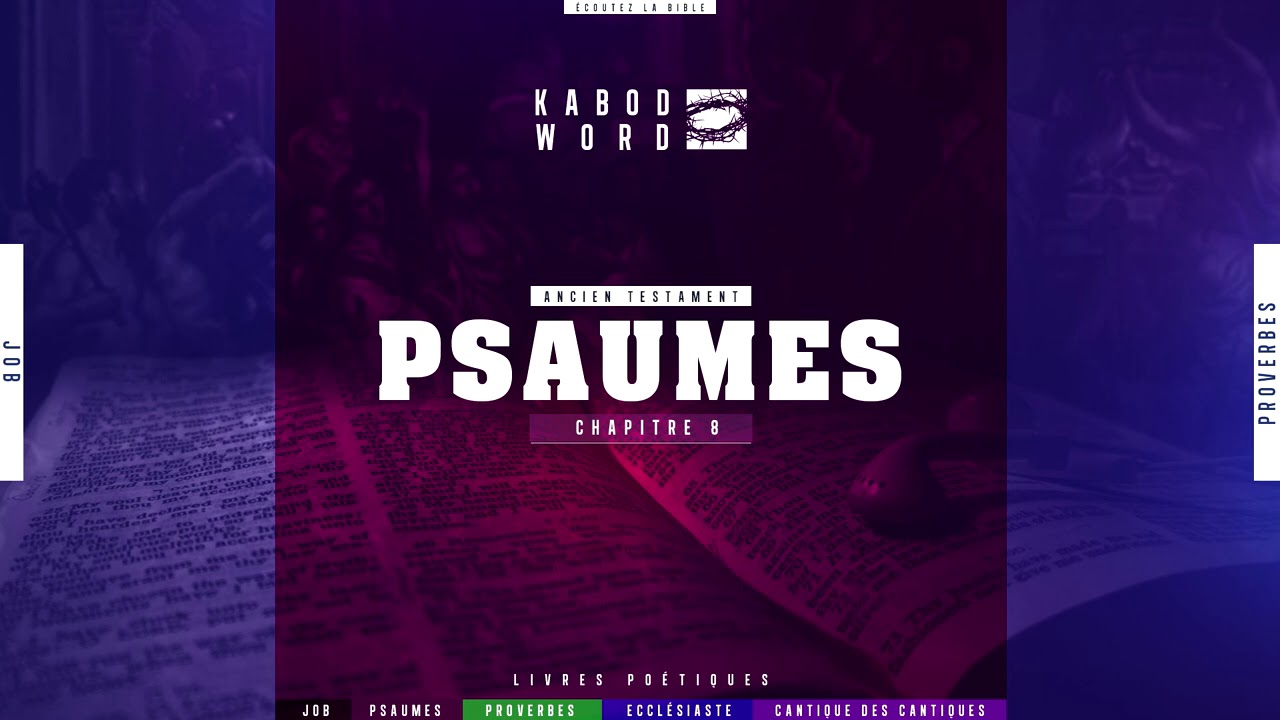  Psaumes  avec texte  LAncien Testament  La Sainte Bible audio VF Complte