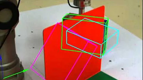 Object tracking with physics prediction (full occlusion)