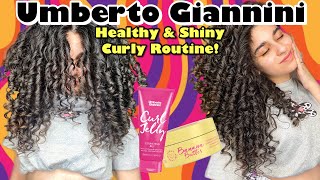 Healthy &amp; SHINY Umberto Giannini Curly Hair Wash &amp; Style Routine