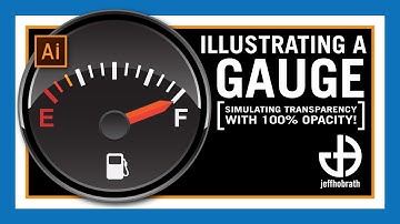 Creating a Gauge Vector Graphic with Glass and Chrome in Adobe Illustrator | Jeff Hobrath Art Studio