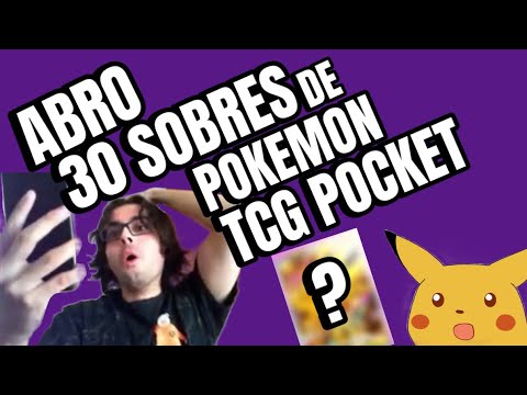 ABRO 30 SOBRES DE POKÉMON TCG POCKET - YouTube