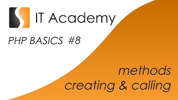 PHP08 - easy PHP tutorial & lesson - creating and calling methods