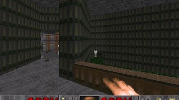 Doom level E1M7, Computer Station: Supercharge / Soul Sphere