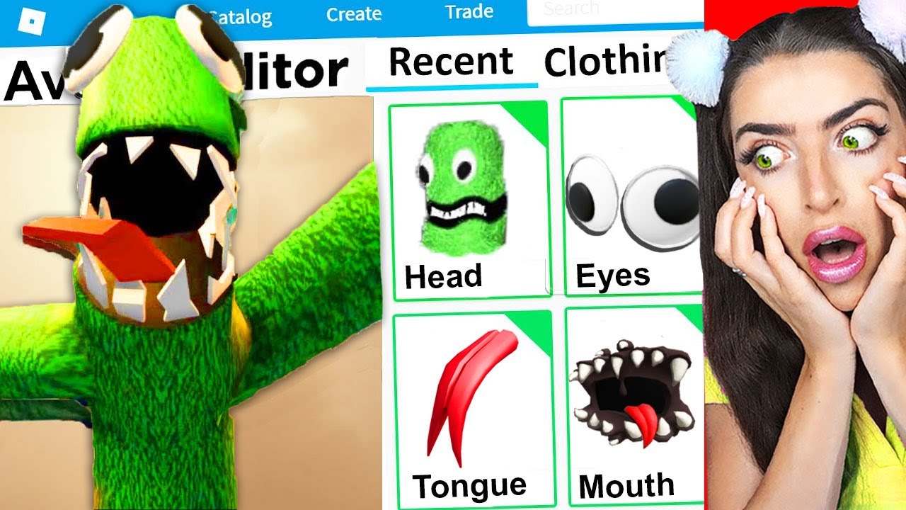 MAKING RAINBOW FRIENDS GREEN a ROBLOX ACCOUNT 