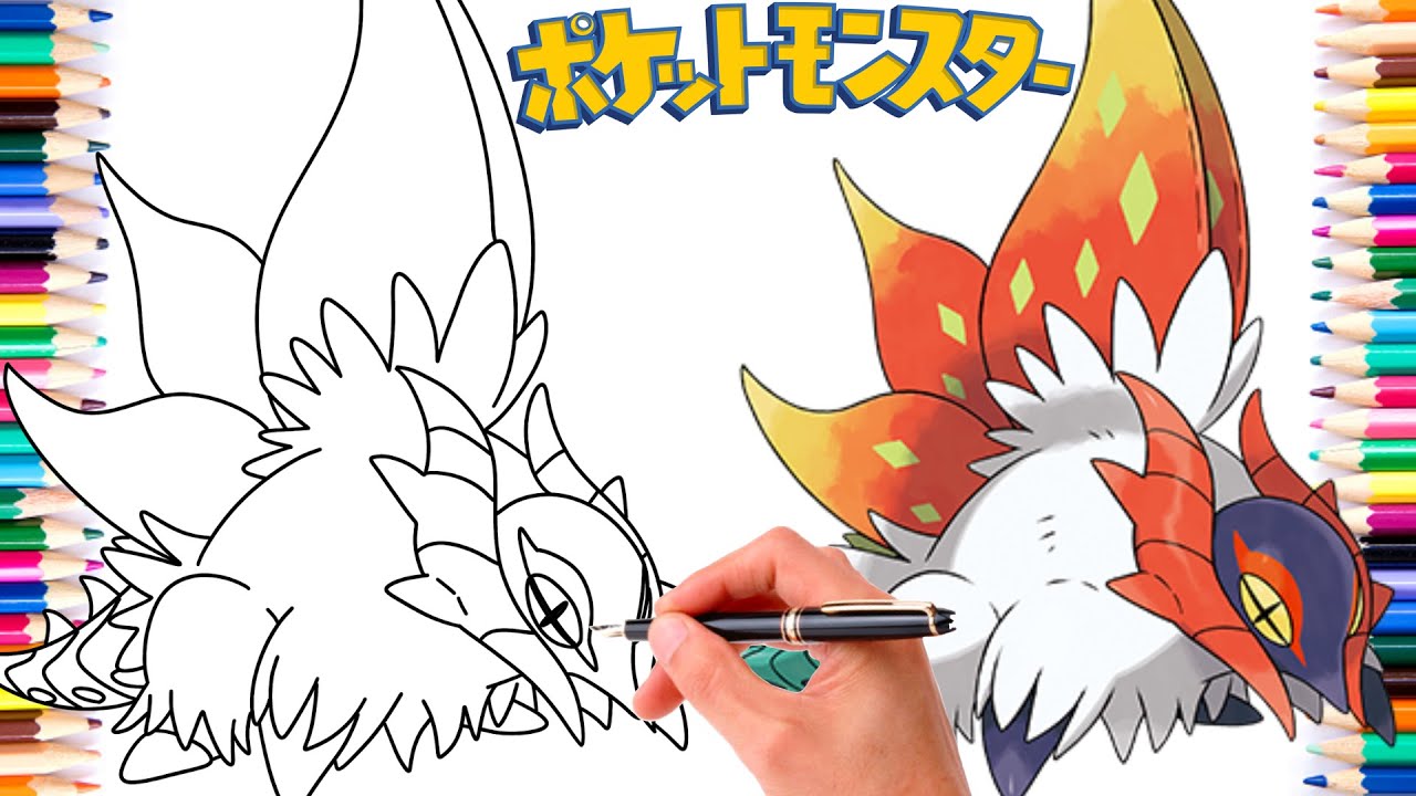 ポケモン チヲハウハネ 手描き イラスト A4大サイズ ポケモン チヲハウハネ 手描き イラスト A4大サイズ