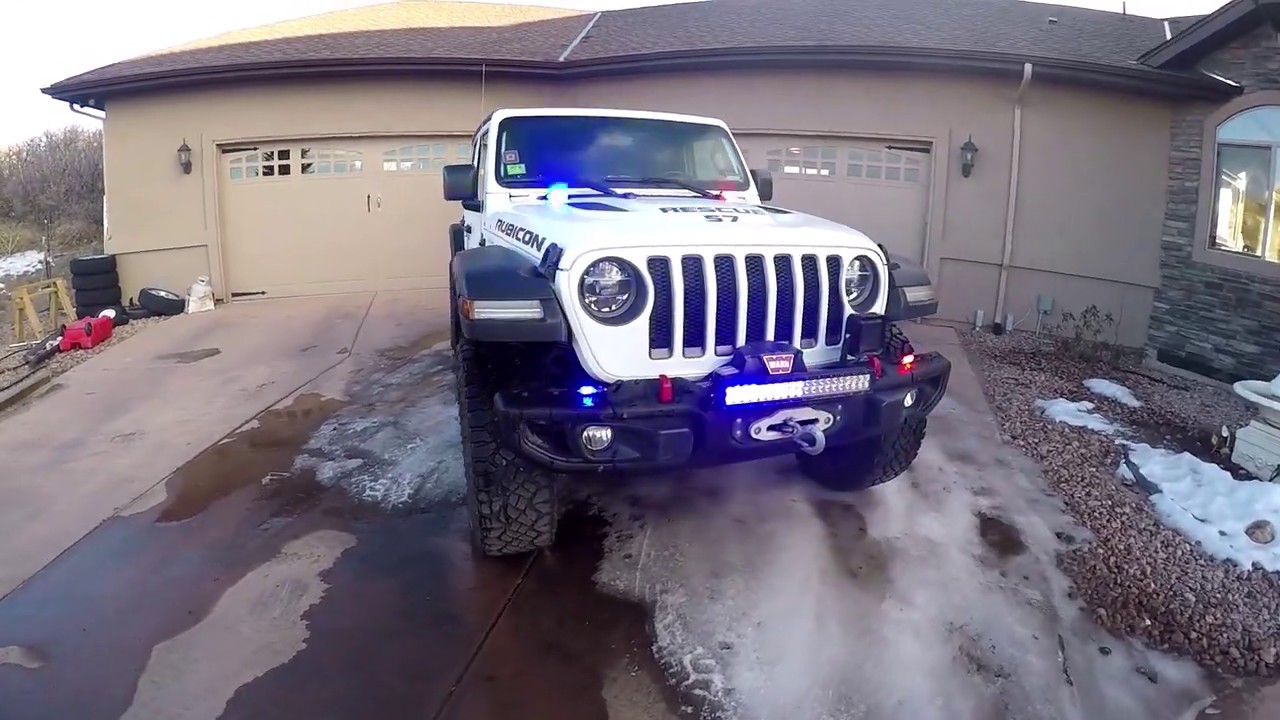 2018 Jeep Wrangler Emergency Lighting - YouTube