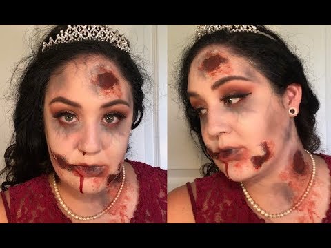  Zombie  Prom  Queen  Halloween Makeup  Tutorial  TayJBeauty 