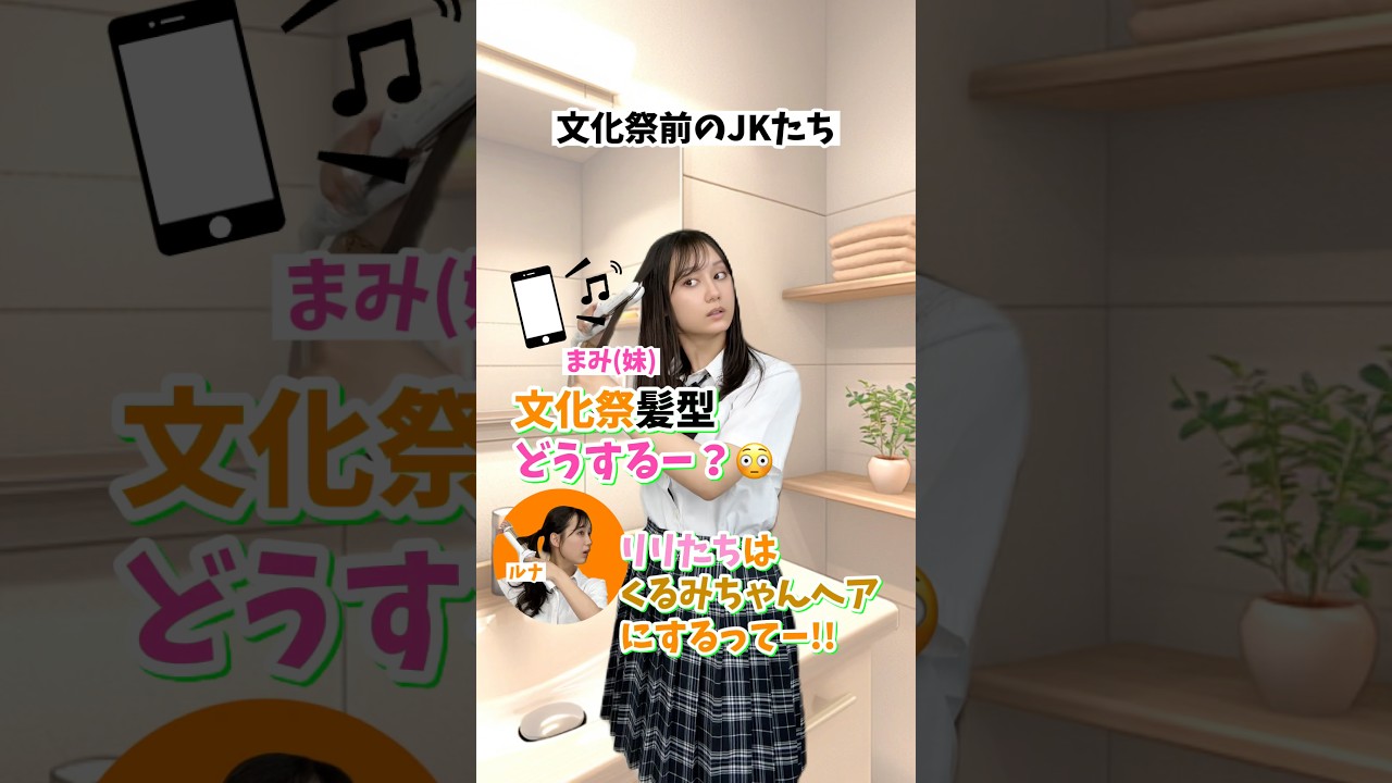 妹のステージを見に行かない理由って?文化祭でアイドルやった人ー?💖