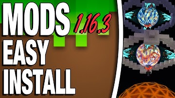 HOW TO INSTALL MODS IN MINECRAFT 1.16.3 (EASY)