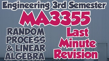 MA3355|Important questions|Random Process Linear Algebra|2marks important questions|Engineering king