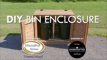 Building a bin enclosure using MicroPro Sienna with Chris Palmer