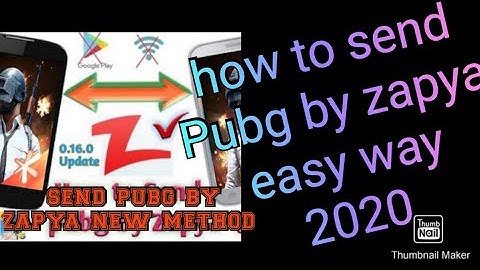 How to send PUBG by zapya to other mobile