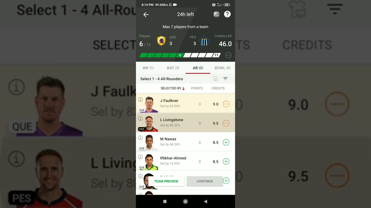 QUE vs PES Dream 11 team | que vs pes dream 11 prediction | QG vs PZ dream11 Team prediction | 