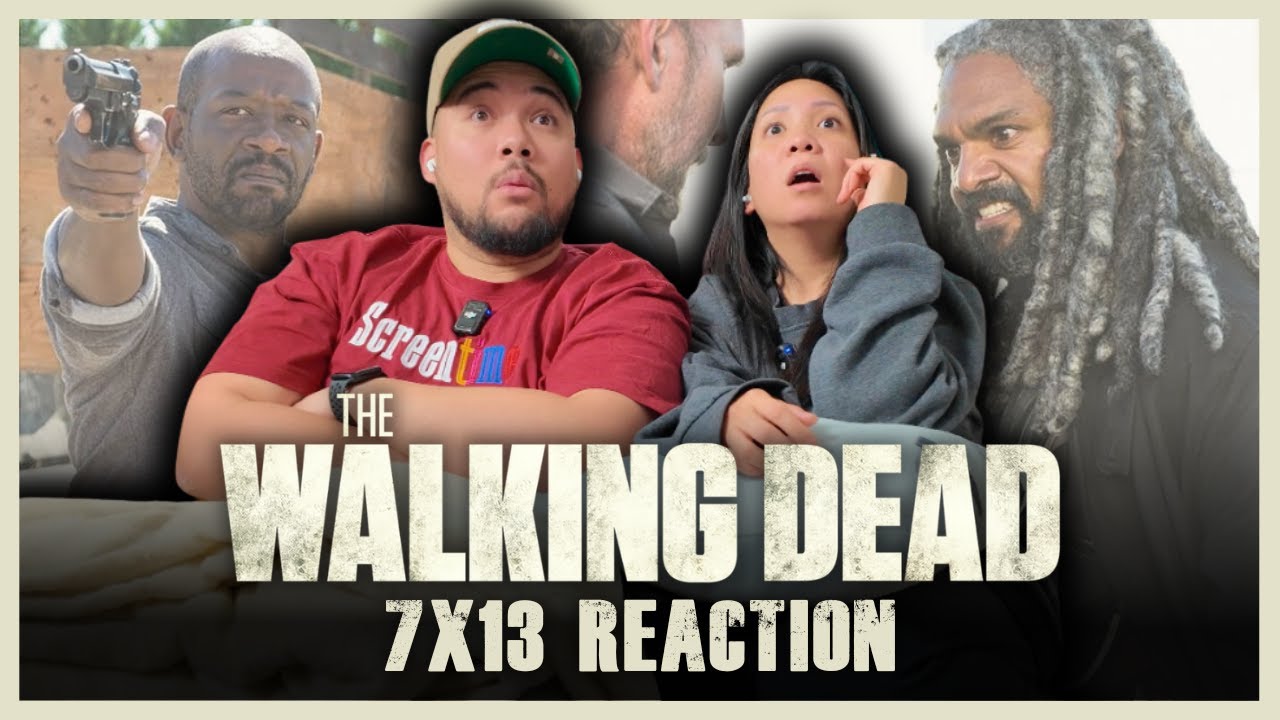 My Wife Experiences *WALKING DEAD* for the First Time! | 7x13 | Bury Me Here