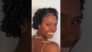 Ideia De Penteado Para O São João Em Cabelo Curto #penteados #afropaty #curlyhair #cachos