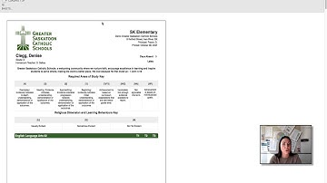 Completing Elementary Report Cards in Edsby for GSCS