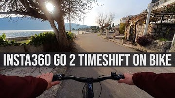 Insta360 Go 2 Timeshift on bicycle