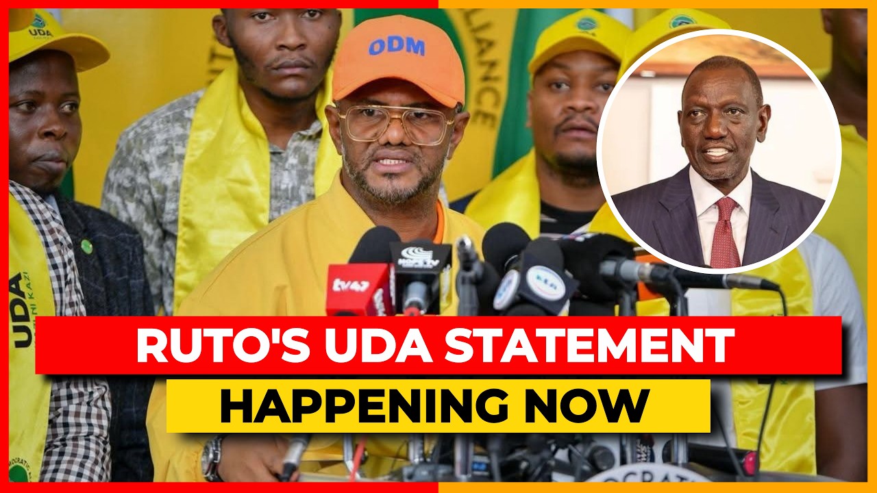 Uda Ruto LIVE: Ruto's UDA issue a STATEMENT as Fuel Protests enter day 2 - YouTube