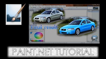 Paint.NET tutorial number 76 - How to recolor a car