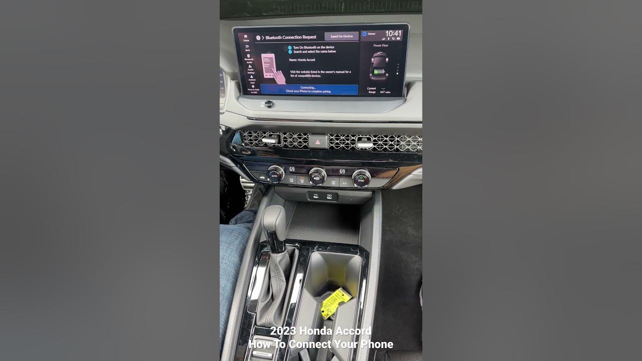 2023 Honda Accord - How to pair your phone - YouTube