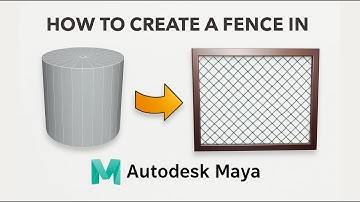 Model a fence in Autodesk Maya! #MAYA