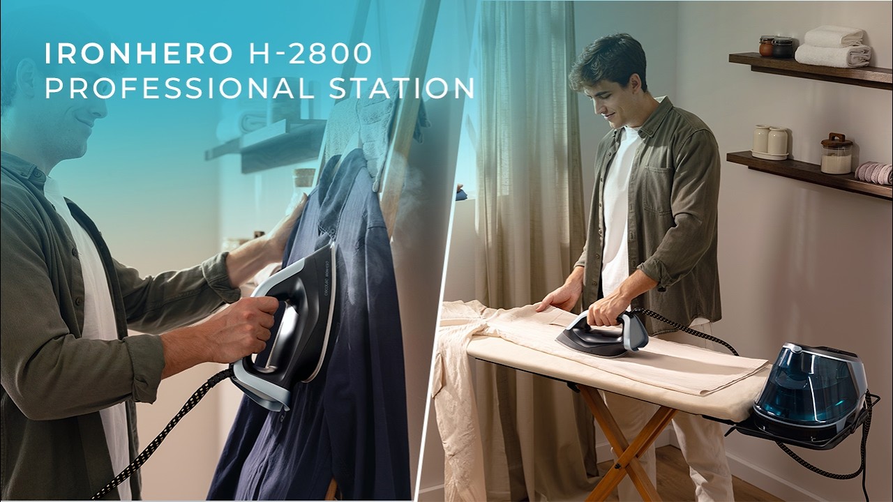 Ferro com caldeira - IronHero H-2800 Professional Station