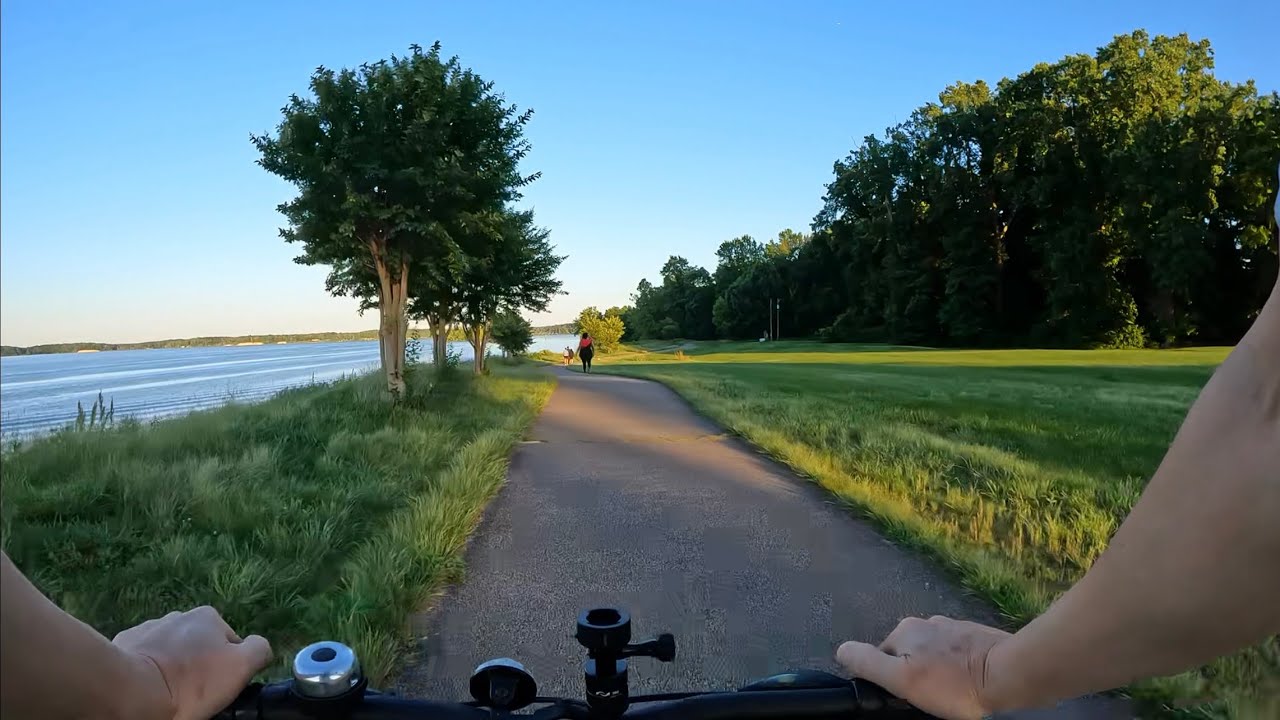 Biking Belmont Bay, Woodbridge, VA | Relaxing Bike Ride POV