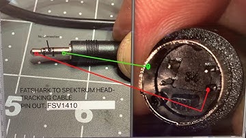 PINOUT FOR FATSHARK HEADTRACKING CABLE FOR SPECTRUM/JR (#FSV1410)