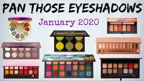 Pan Those Eyeshadows | Introduction!