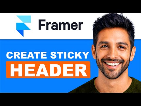 How To Create Sticky Header In Framer (Full Guide)