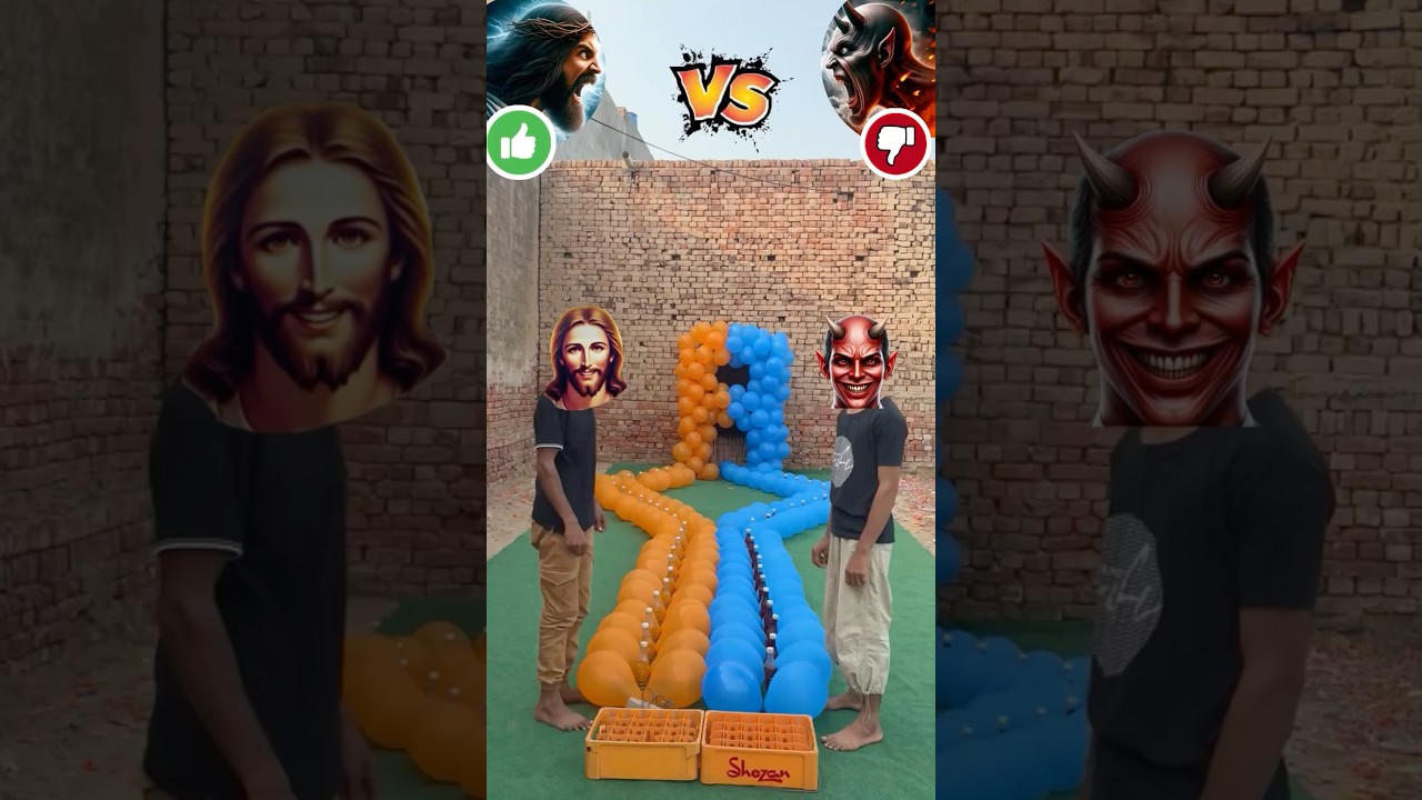 Иисус против Сатаны: Иисус хочет, чтобы вы посмотрели это видео благословения целиком ♥️🙏 