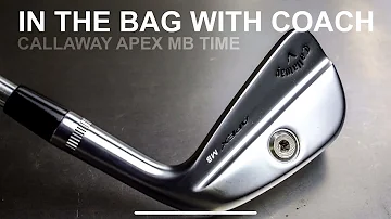 IN THE BAG with COACH LOCKEY NEW CALLAWAY APEX MB IRONS