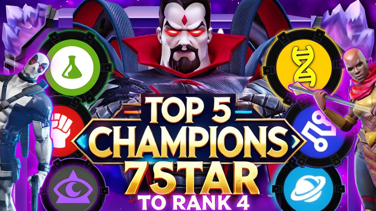 TOP 5 BEST 7-STAR CHAMPIONS TO RANK 4 IN EVERY CLASS – Marvel Contest of Champions