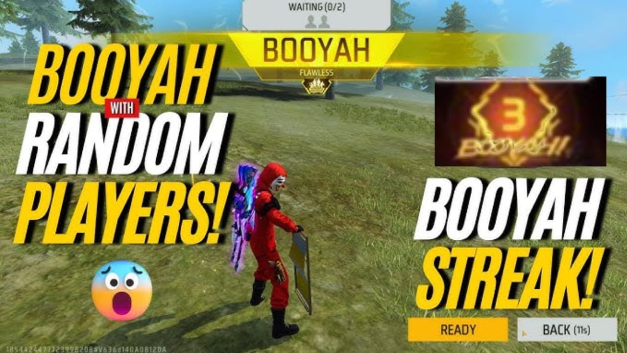 3 BOOYAH STRIKE WITH RANDOM PLAYERS -BR RANKED 🔥/RANDOM PLAYERS के साथ ...