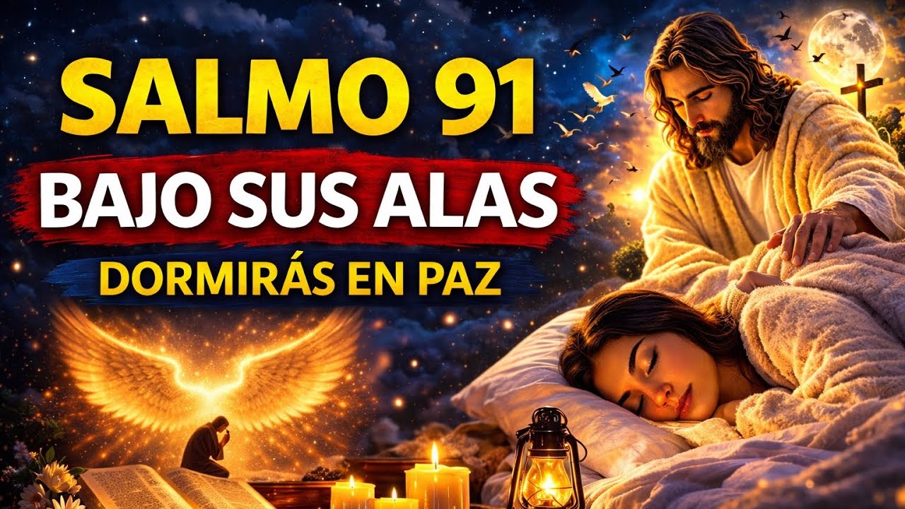 Salmo 91 para Dormir | Bajo Sus Alas Encontrarás Protección y Paz - YouTube