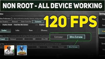 [No Root] Unlock 90 & 120FPS In BGMI 3.8 Update | 100% Working In All Android Phones