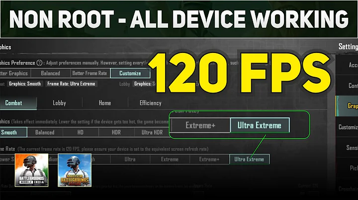 [No Root] Unlock 90 & 120FPS In BGMI Latest Update | 100% Working In All Android Phones