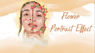 Gimp 2.10: Flower Portrait Effect screenshot 1
