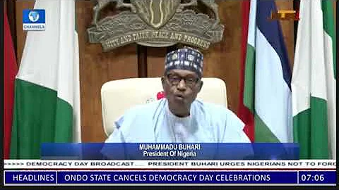 2022 Democracy Day Speech, My Last as President, Says Buhari [Full Video]