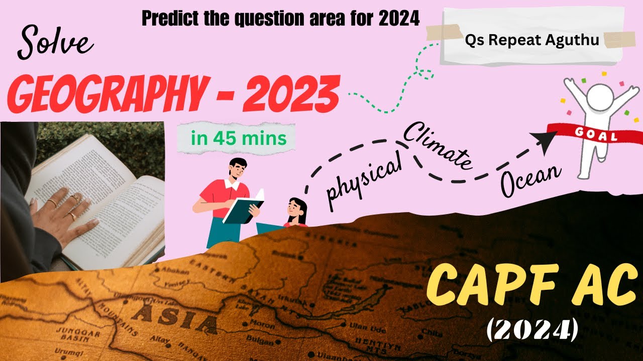 CAPF AC PYQ Series| Geography🌍🏜️ 2023 Answer in Tamil