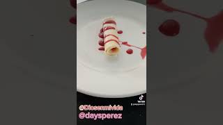 Royo de queso en salsa de mora ☝🏻 caserita 😋desde la cocina de Days Pérez ✨