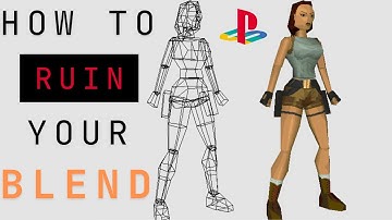 HOW TO MAKE RETRO/PLAYSTATION EFFECT ON BLENDER