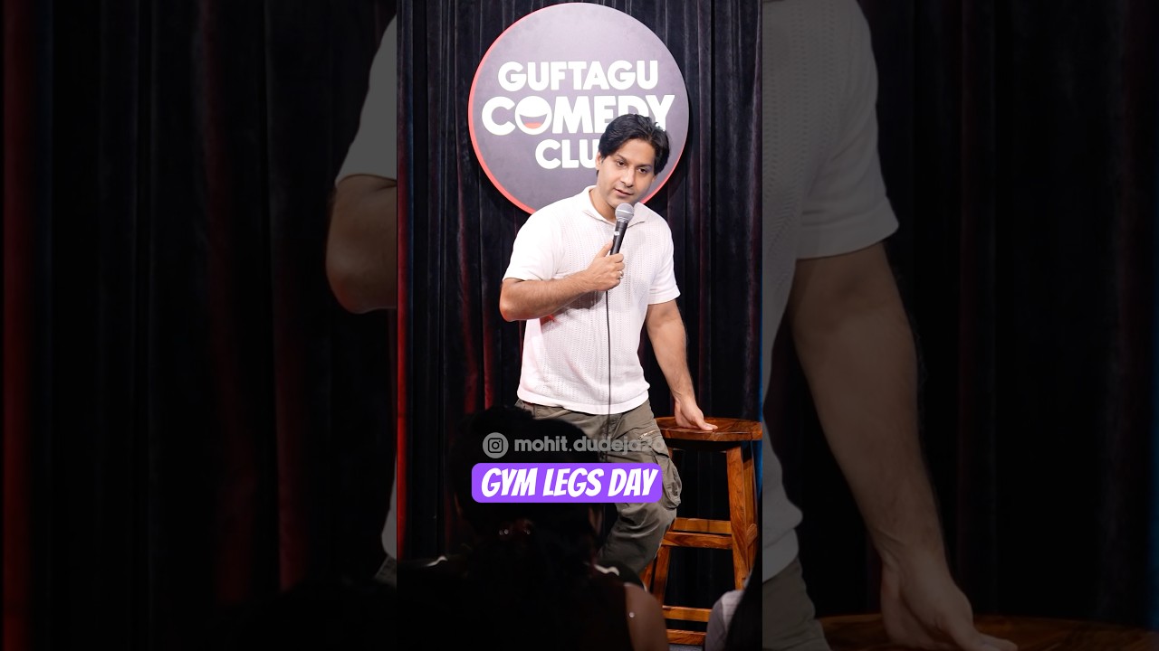 GYM LEGS DAY #standupcomedy #gym #gymotivation #indianstandup #exercise #funnyvideo #comedyvideo