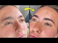 Fixing And Shaping thick uneven brows with Brow lamination (Tutorial)